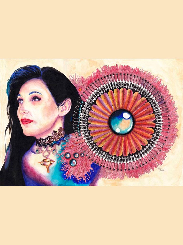 Mujer con mandala