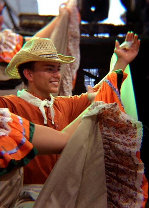 Bailarín de Costa Rica